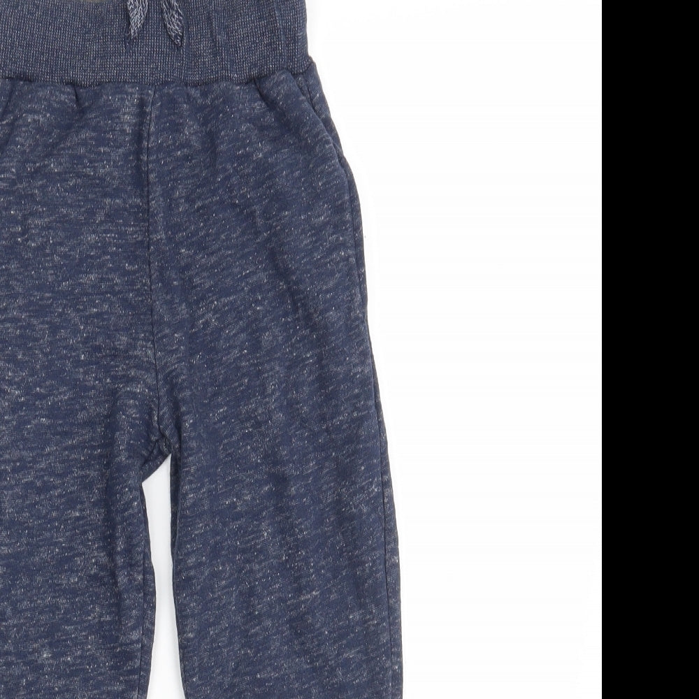 Primark Boys Blue  Cotton Sweatpants Trousers Size 5-6 Years  Regular