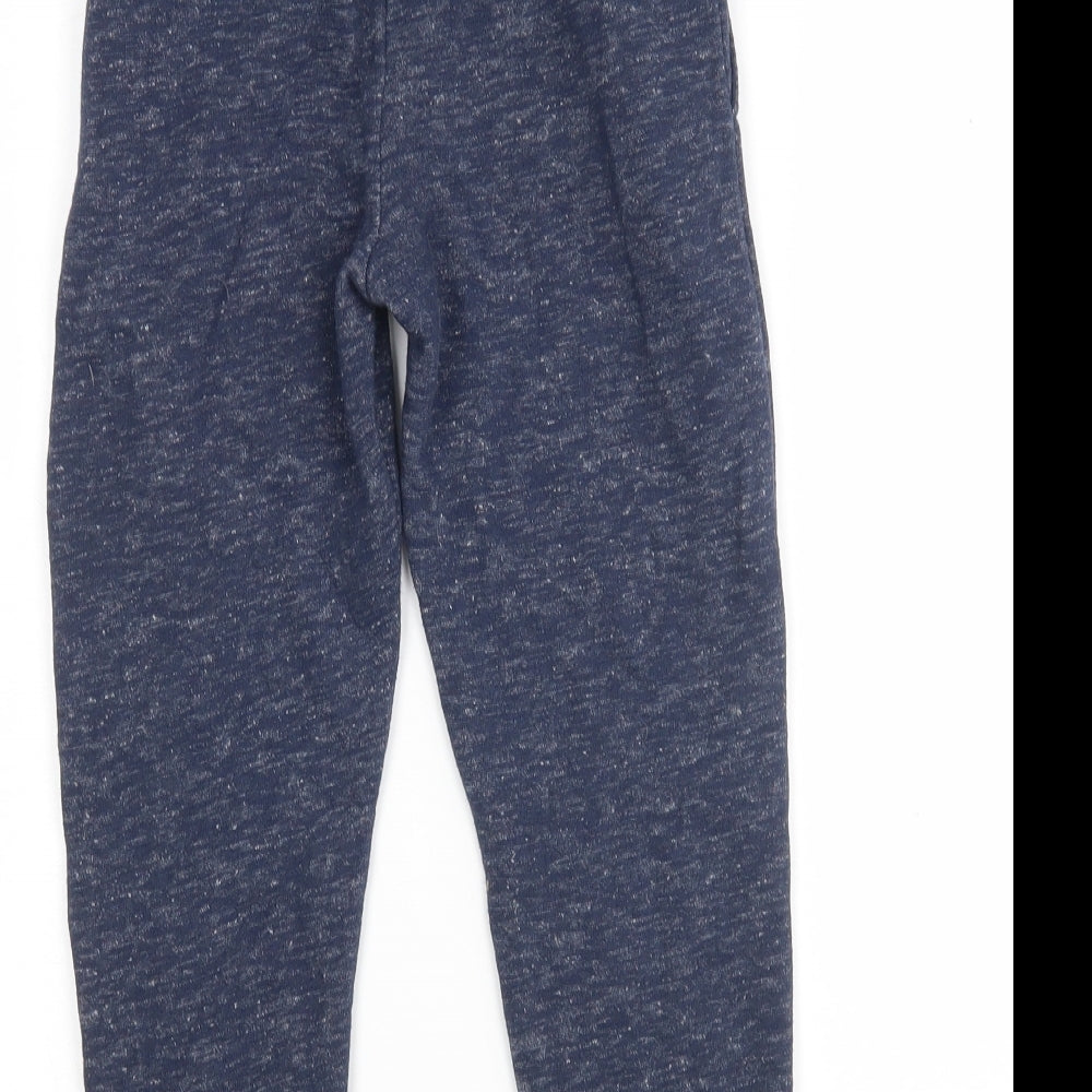 Primark Boys Blue  Cotton Sweatpants Trousers Size 5-6 Years  Regular