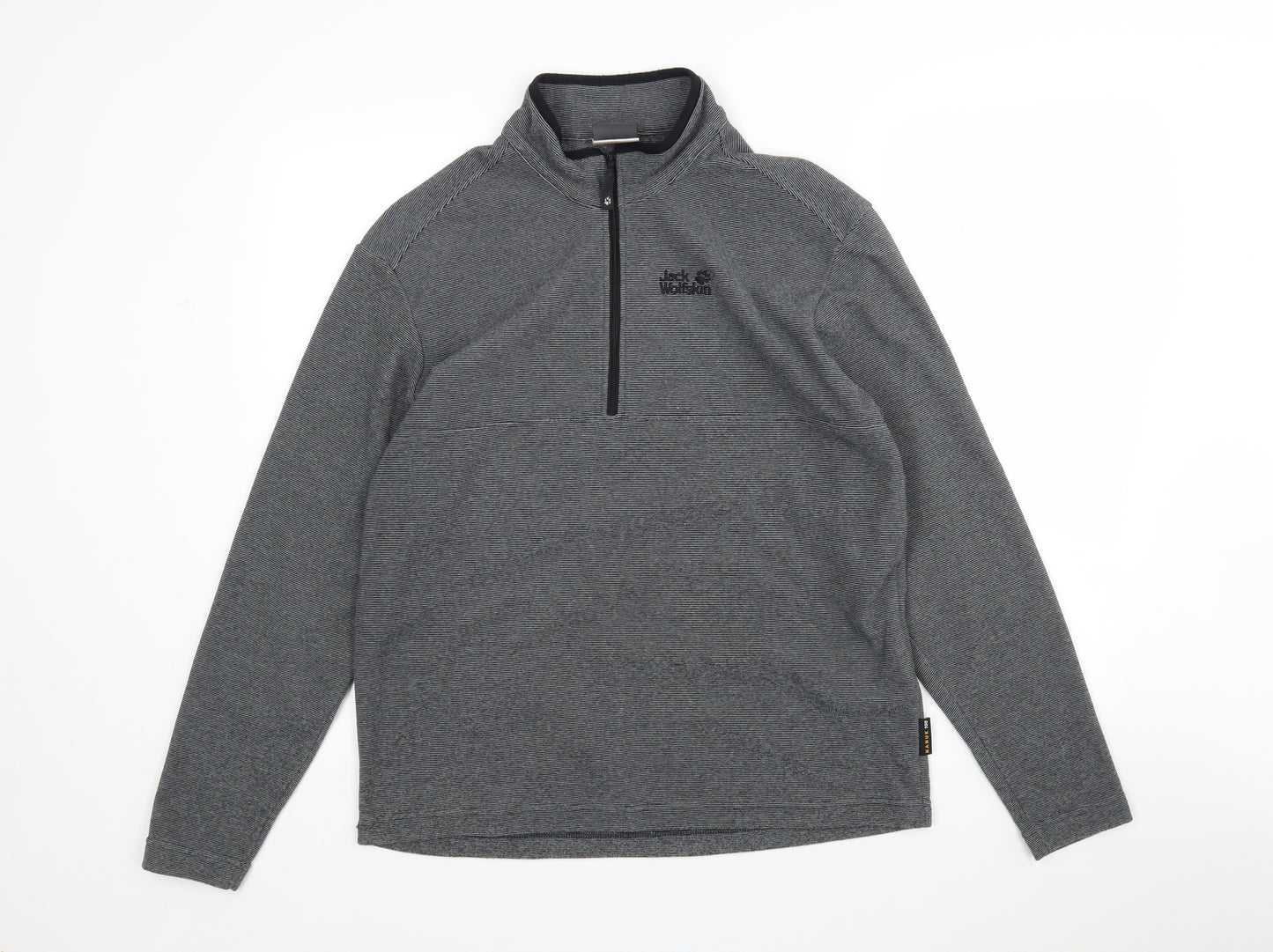 Jack Wolfskin  Mens Grey  Polyester Pullover Sweatshirt Size M