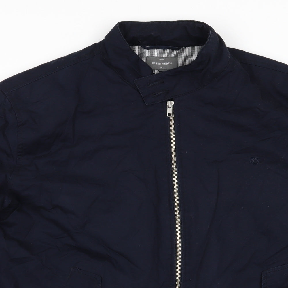 Peter Werth Mens Blue   Jacket Coat Size XL