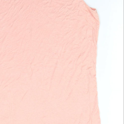 Studio Womens Orange  Viscose Basic Tank Size 20 Round Neck - Peach in Colour
