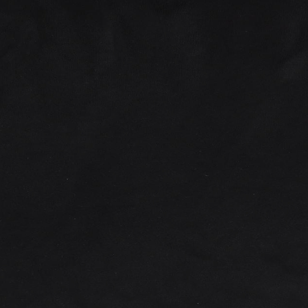 George Mens Black V-Neck  Acrylic Pullover Jumper Size M   - Soft Feel