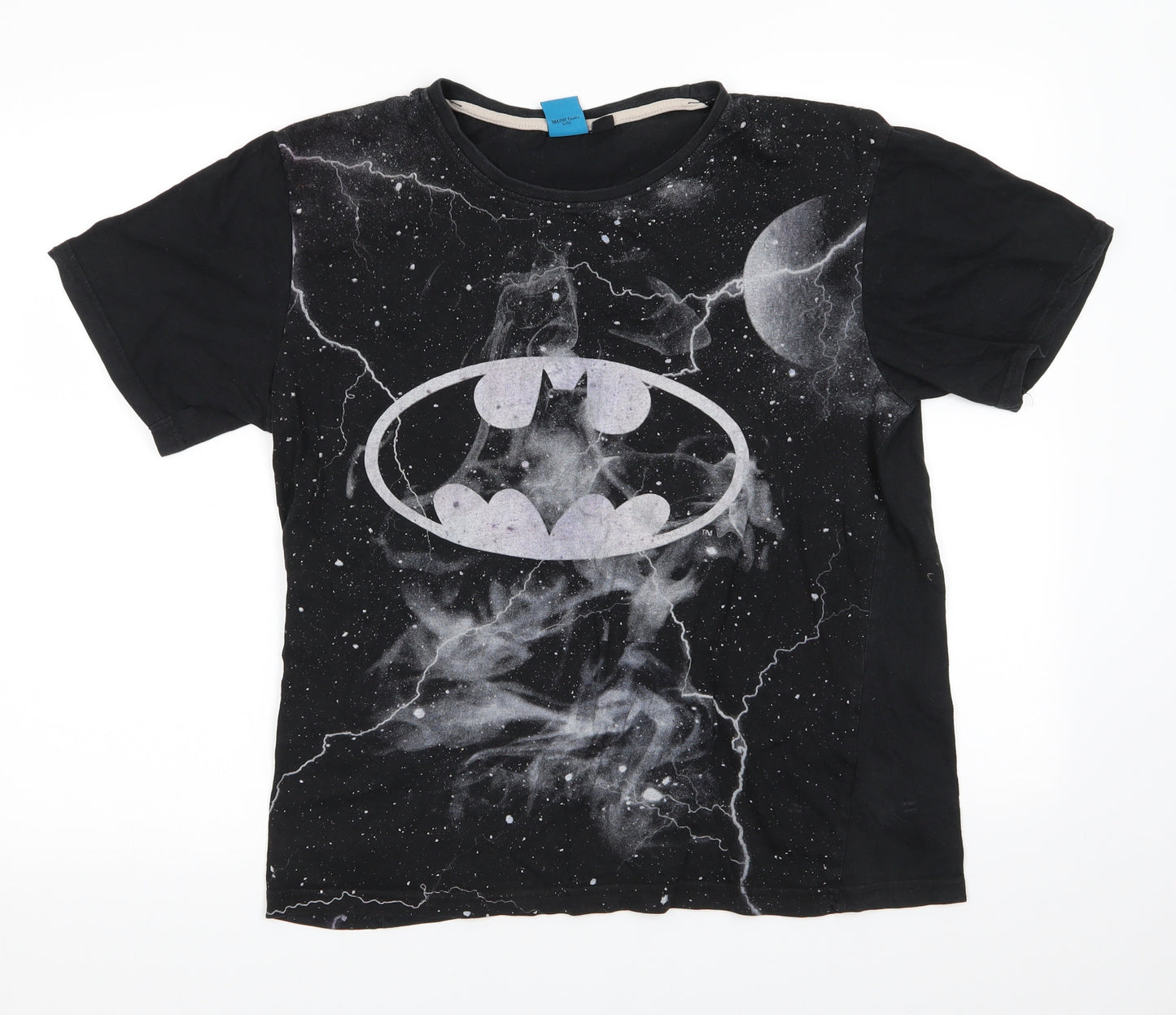 Cedar Wood State Mens Black  Cotton  T-Shirt Size M Round Neck  - Batman