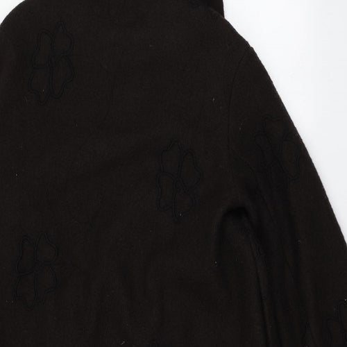 EVELIN BRANDT Womens Brown   Overcoat Coat Size 10