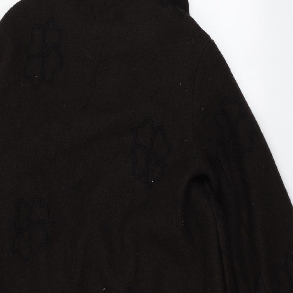 EVELIN BRANDT Womens Brown   Overcoat Coat Size 10