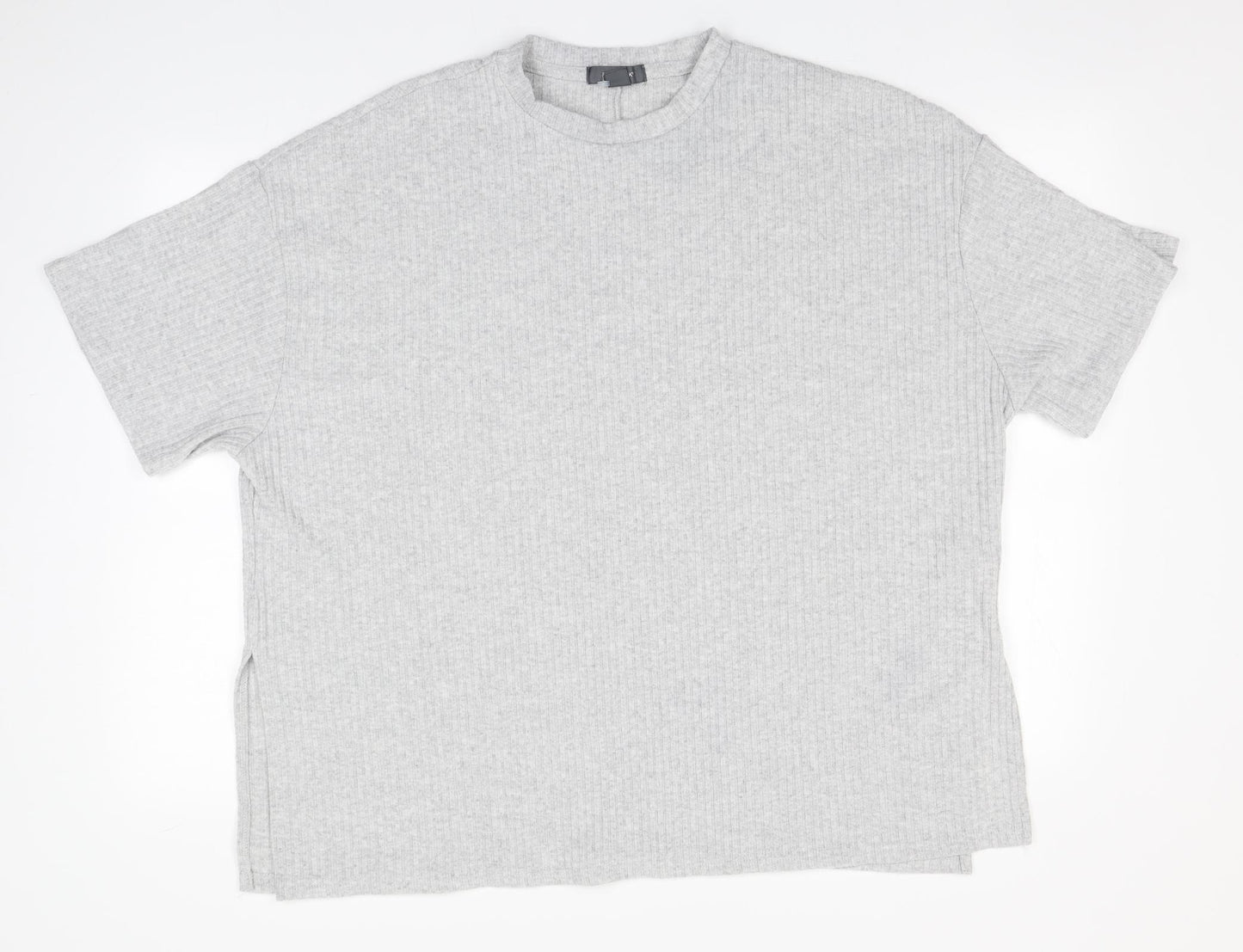 Primark Womens Grey Round Neck  Polyester Pullover Jumper Size 14