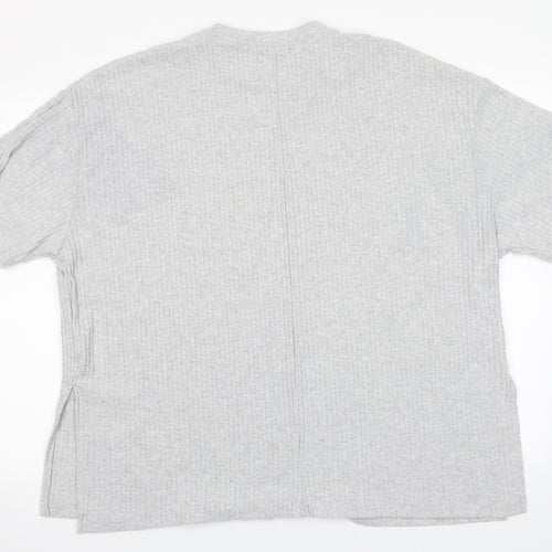 Primark Womens Grey Round Neck  Polyester Pullover Jumper Size 14