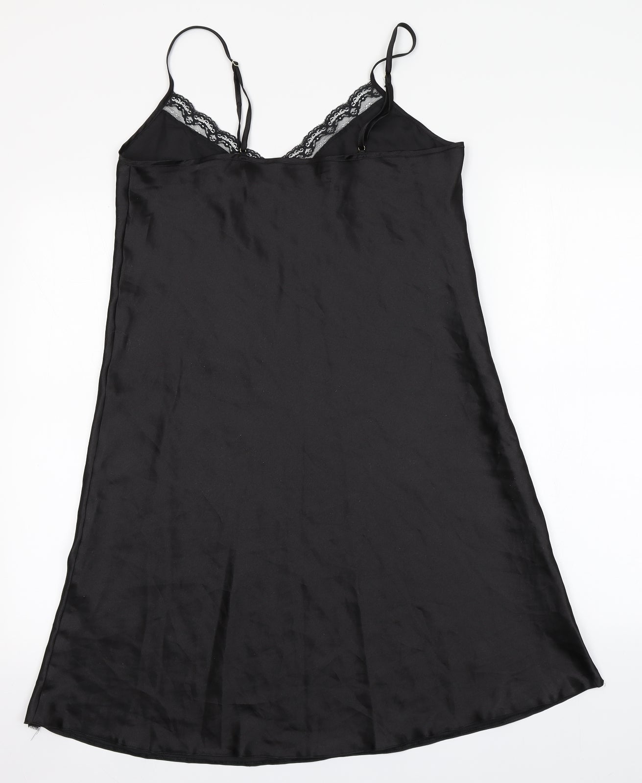 Preworn Womens Black Solid  Top Dress
