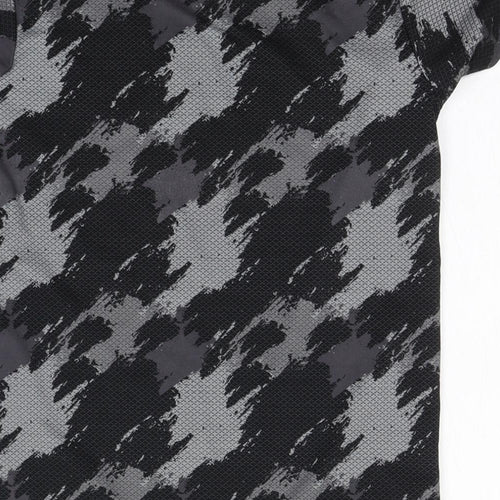 Matalan Boys Grey Camouflage Polyester Basic T-Shirt Size 9 Years Round Neck