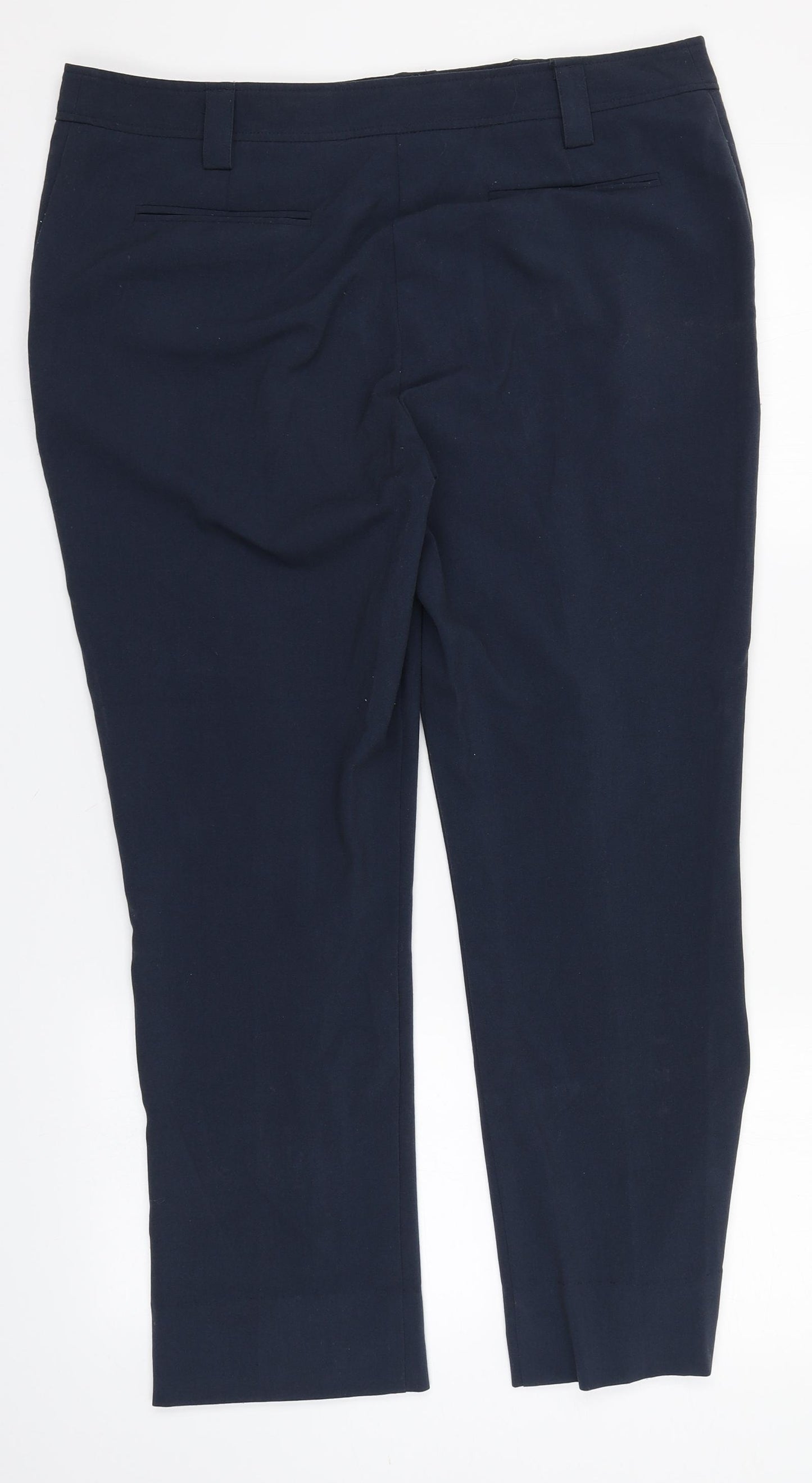 Epilogue Womens Blue  Polyester Trousers  Size 16 L26 in Regular