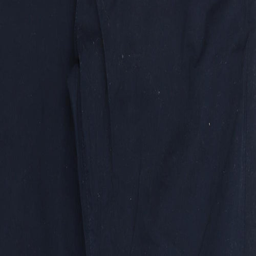 Bien Bleu Mens Blue  Cotton Trousers  Size L L30 in Regular