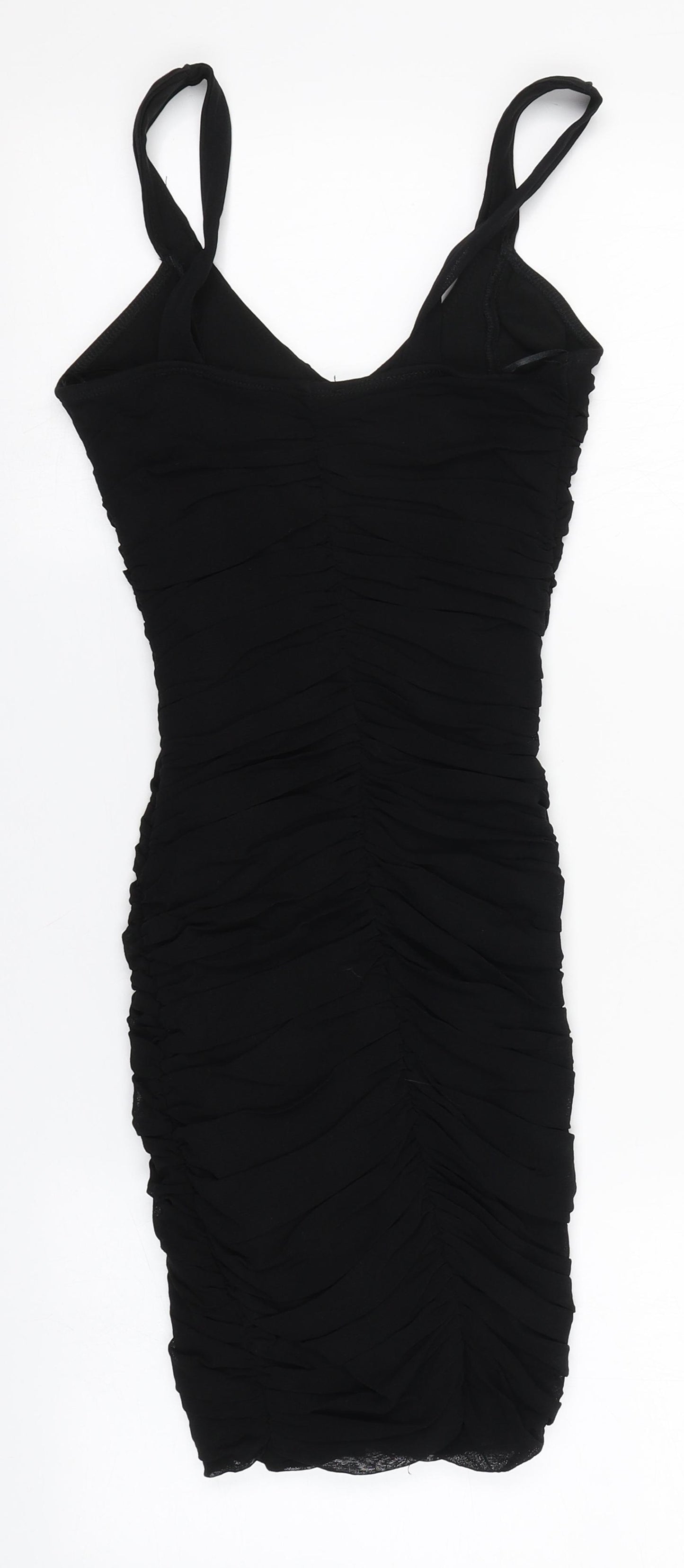 Jane Norman Womens Black  Nylon A-Line  Size 10  Halter