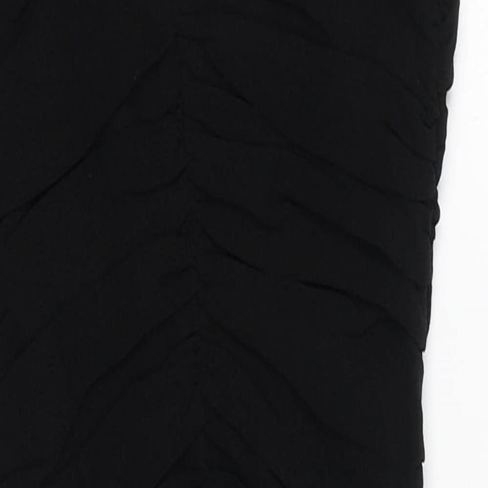 Jane Norman Womens Black  Nylon A-Line  Size 10  Halter