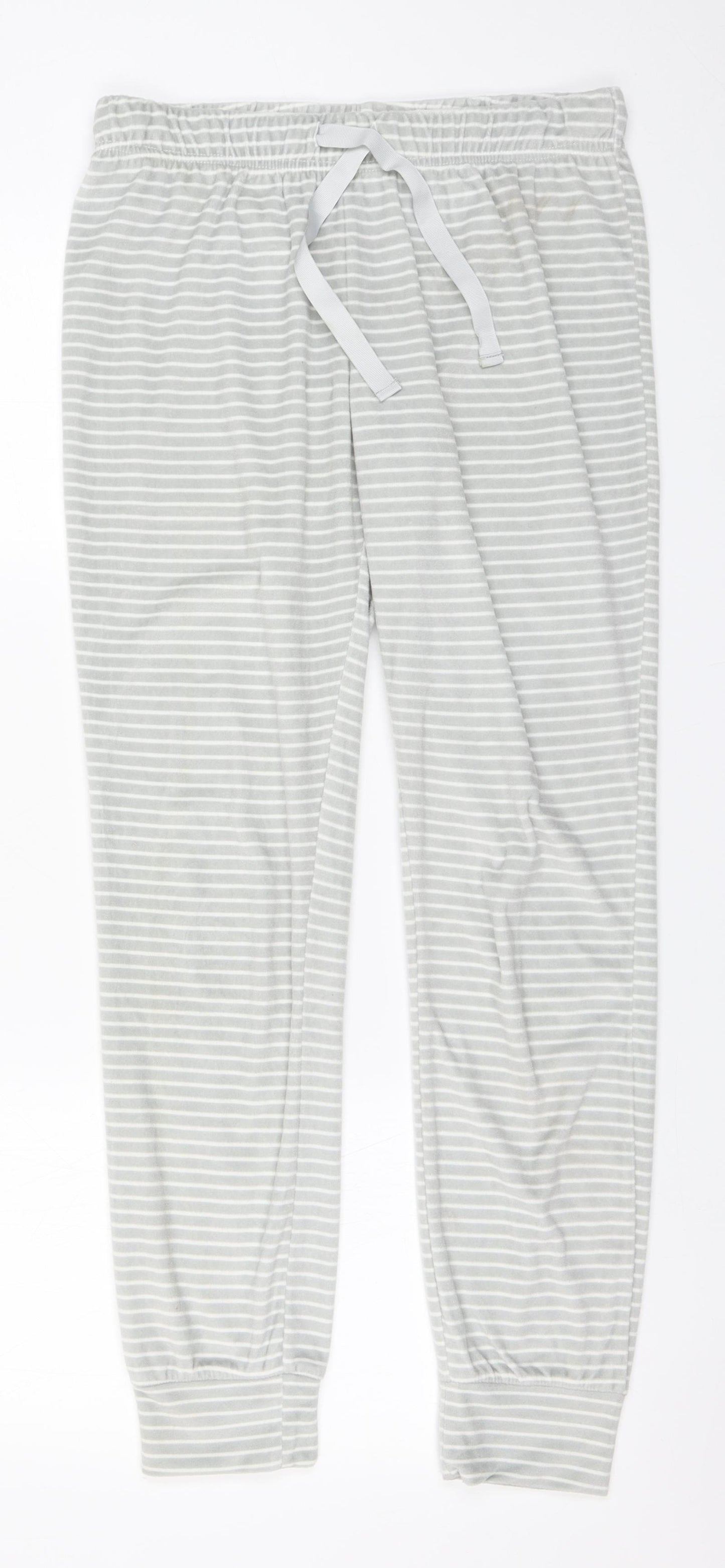 Boux Avenue Womens Pink Striped Polyester  Pyjama Pants Size 8