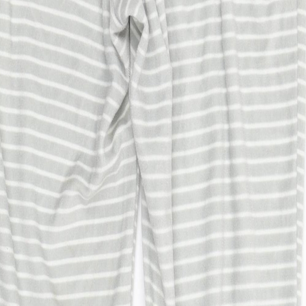 Boux Avenue Womens Pink Striped Polyester  Pyjama Pants Size 8