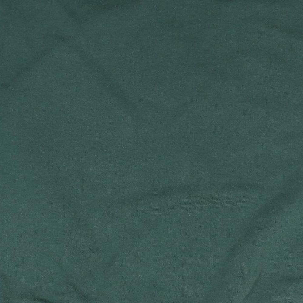 Pull&Bear Womens Green Round Neck  Polyester Pullover Jumper Size S