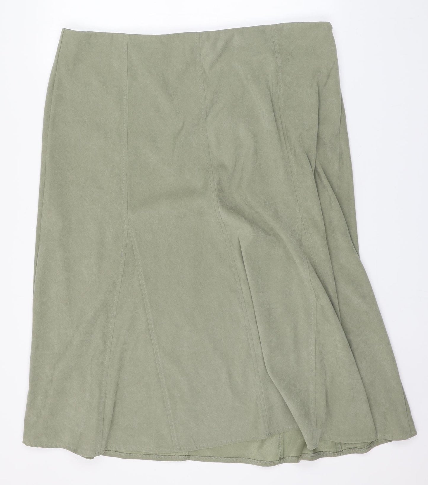 Bonmarché Womens Beige  Polyester A-Line Skirt Size 20