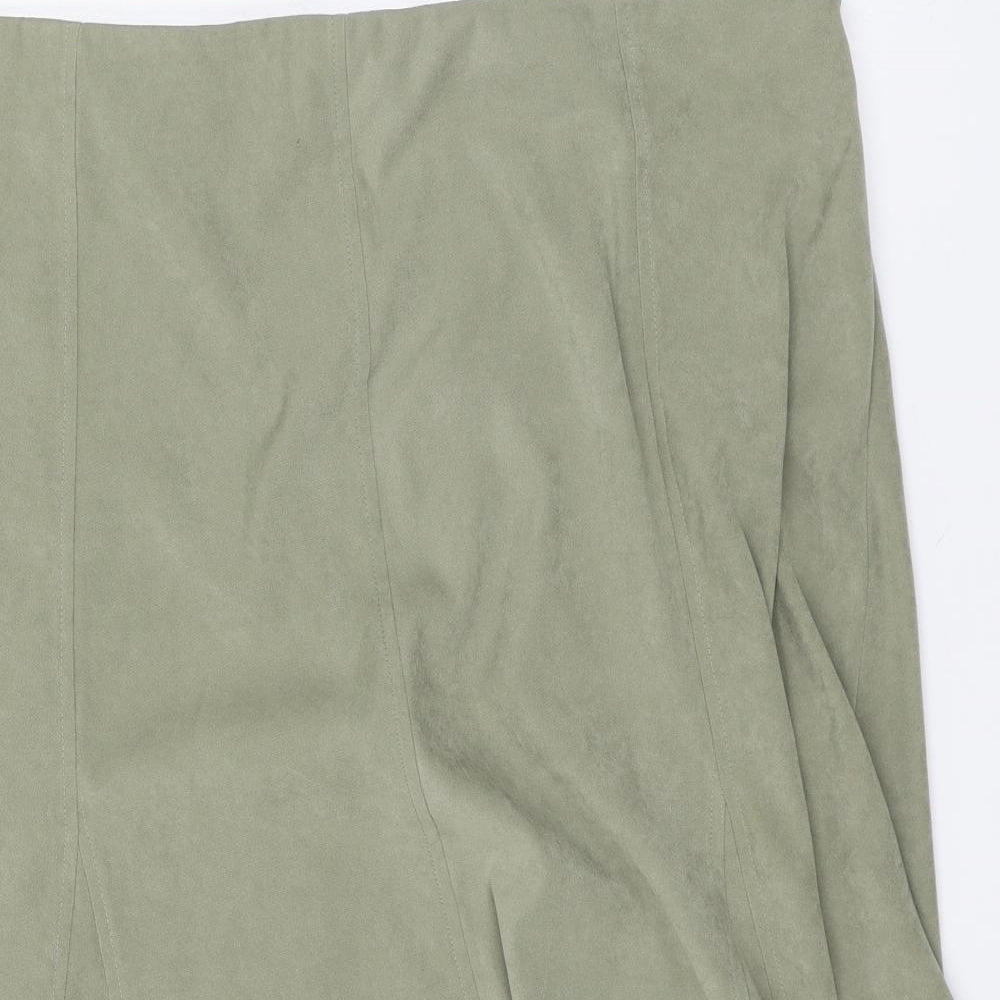 Bonmarché Womens Beige  Polyester A-Line Skirt Size 20