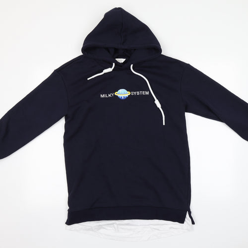 Preworn Girls Blue   Cape Hoodie Size 14-15 Years