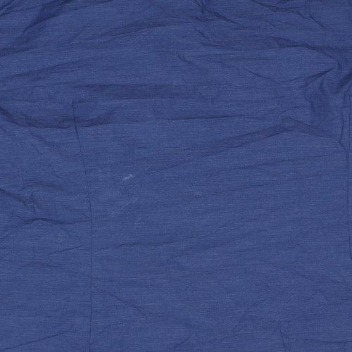 H&M Mens Blue  Polyester  Button-Up Size XL Collared