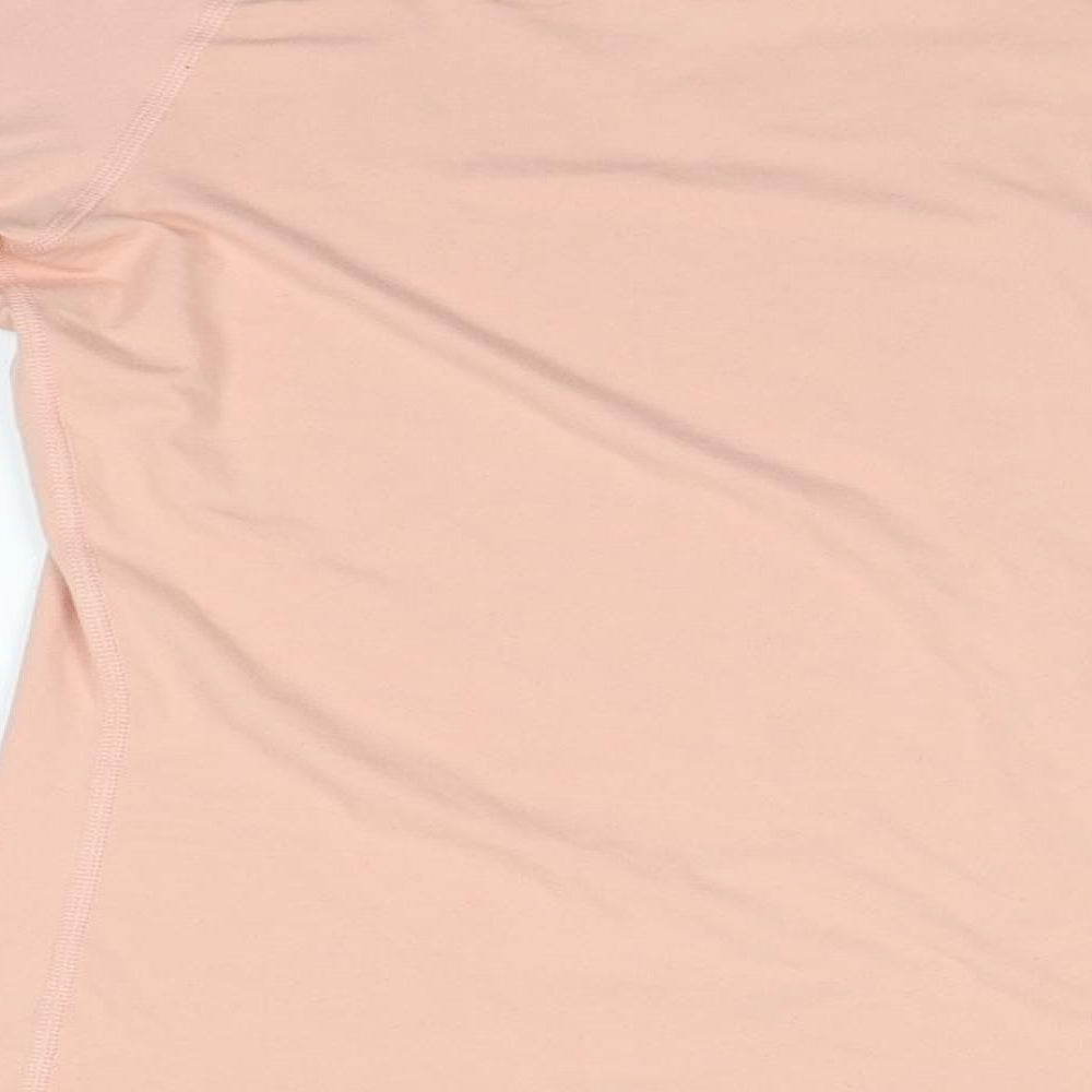 Crane Girls Pink  Polyester Basic T-Shirt Size 15-16 Years Round Neck