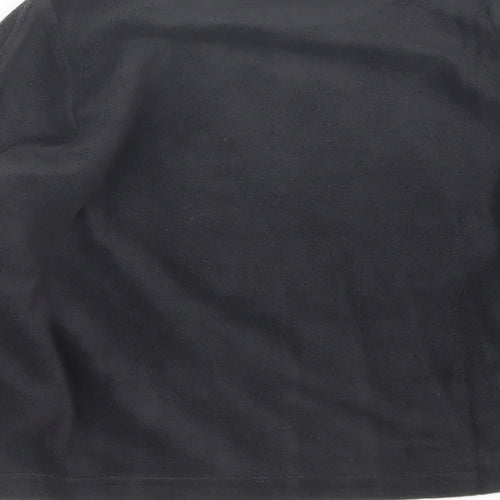 Matalan Boys Black Solid Polyester  Pyjama Top Size 7 Years   - Skull