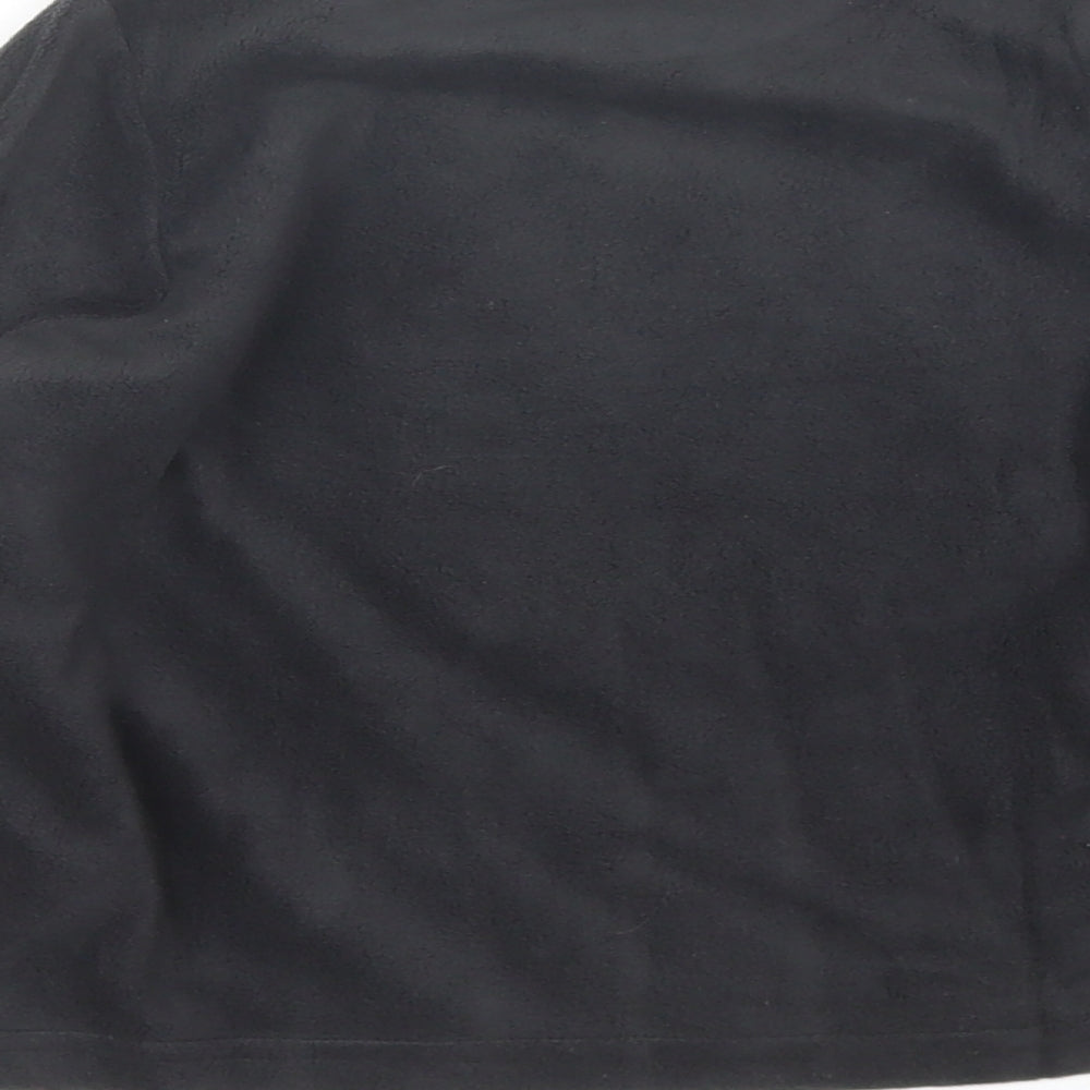 Matalan Boys Black Solid Polyester  Pyjama Top Size 7 Years   - Skull