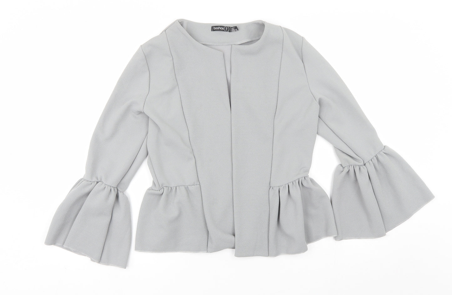 Boohoo Womens Grey   Jacket  Size 12