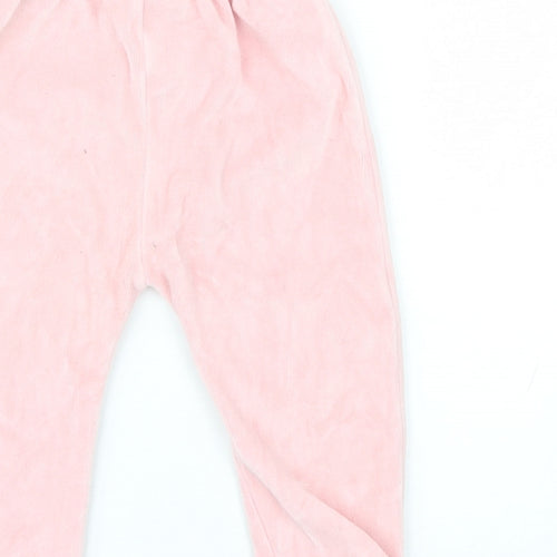 George Baby Pink  Cotton Sweatpants Trousers Size 12-18 Months