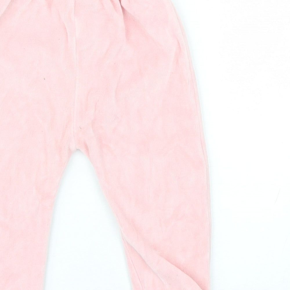 George Baby Pink  Cotton Sweatpants Trousers Size 12-18 Months