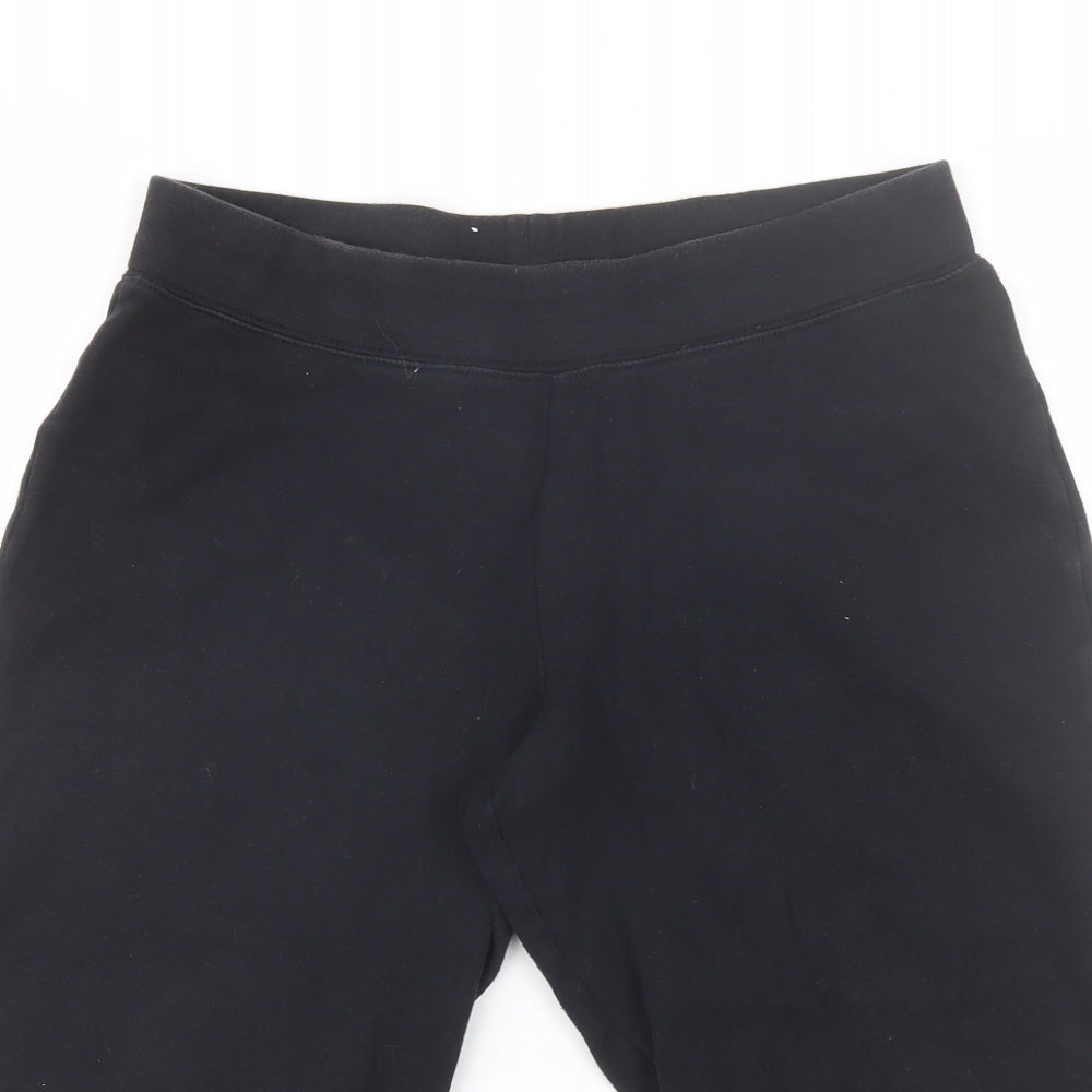 Papaya Womens Black  Cotton Biker Shorts Size 12 L15 in Regular