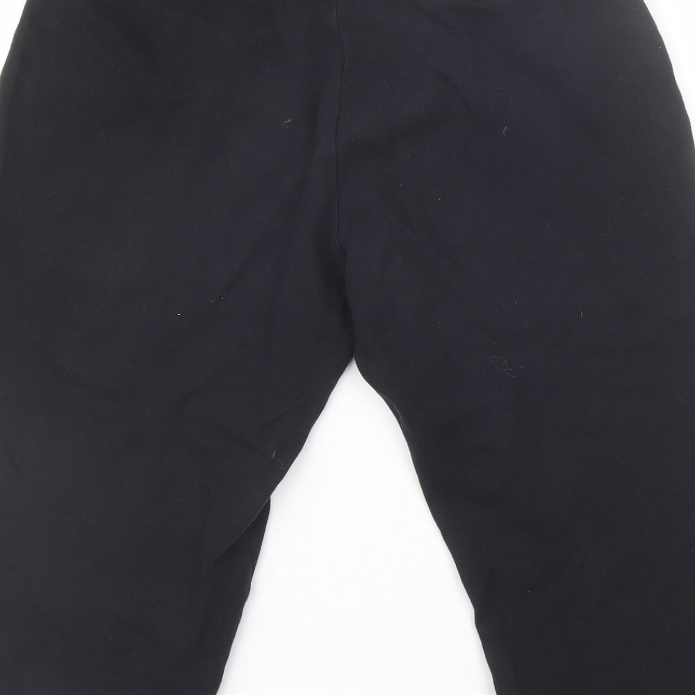 Papaya Womens Black  Cotton Biker Shorts Size 12 L15 in Regular