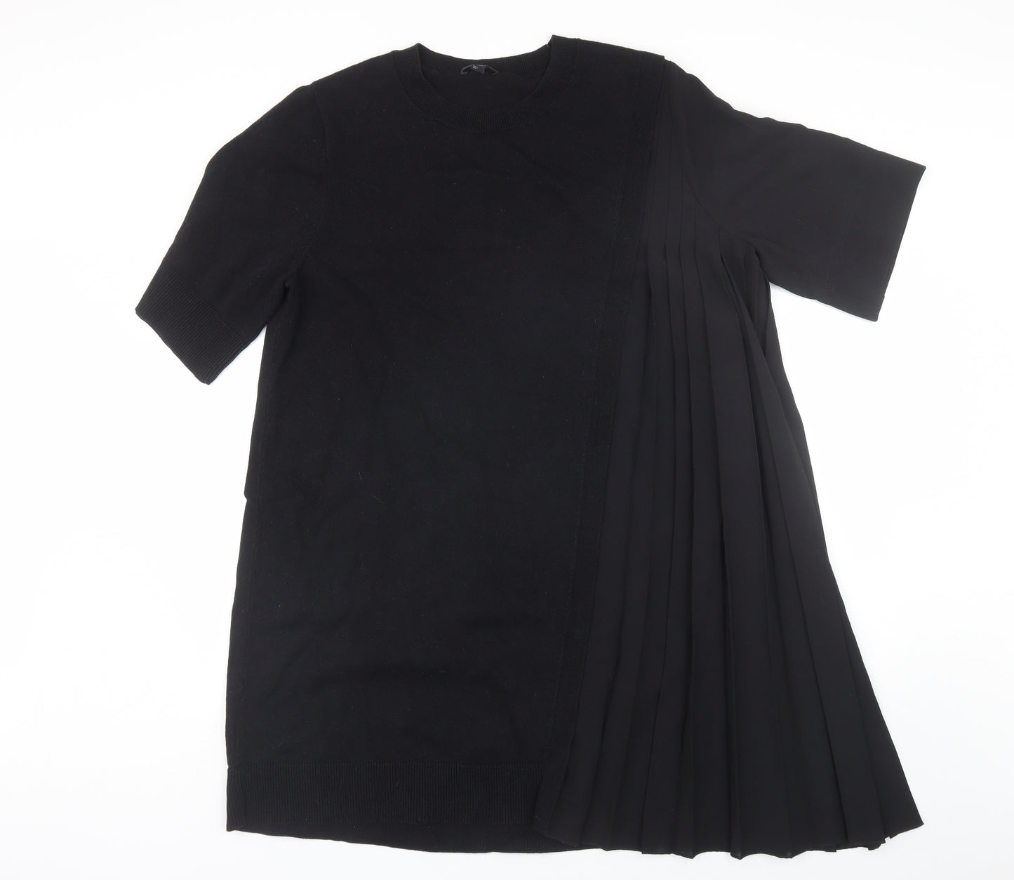 COS Womens Black  Cotton Shift  Size L  Round Neck