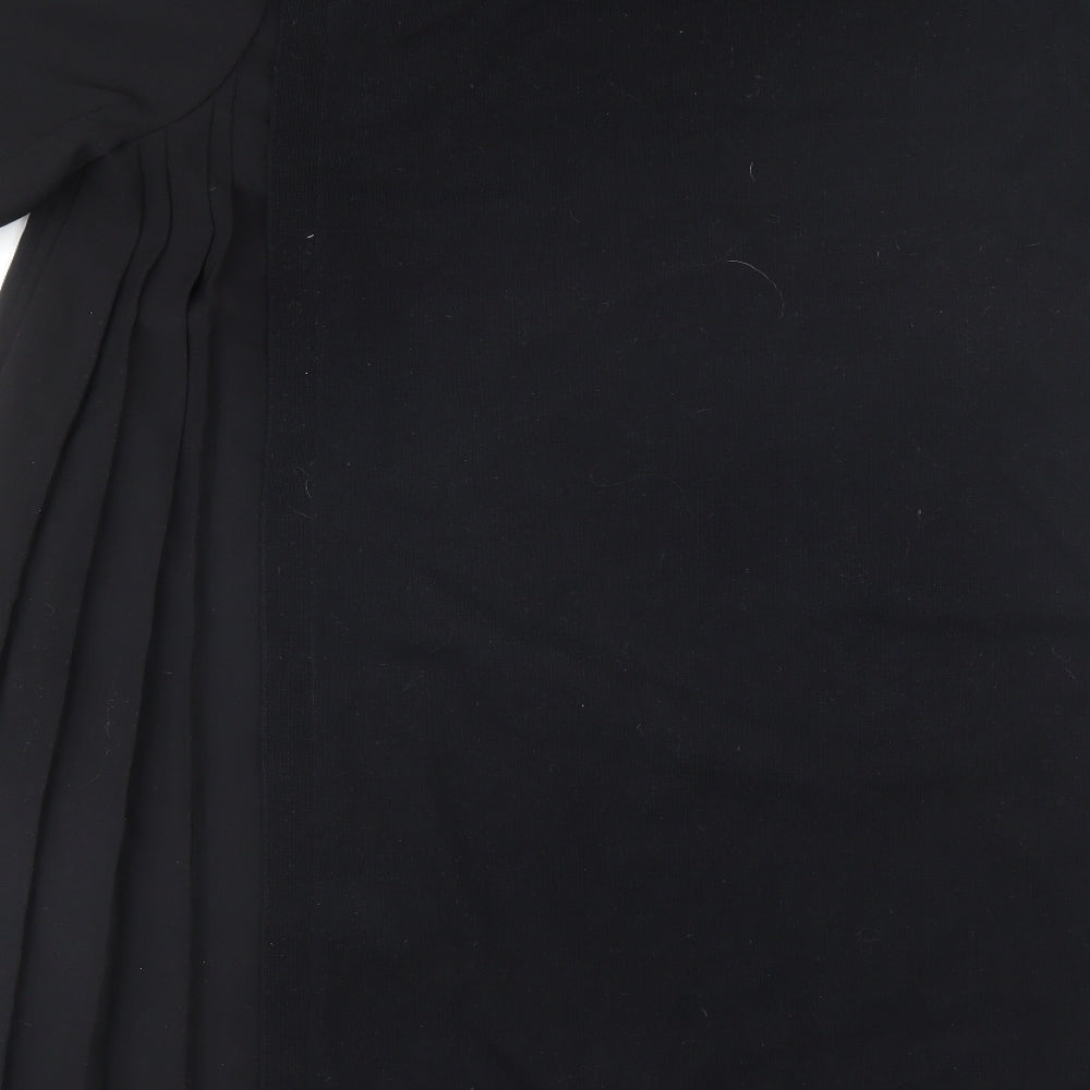 COS Womens Black  Cotton Shift  Size L  Round Neck