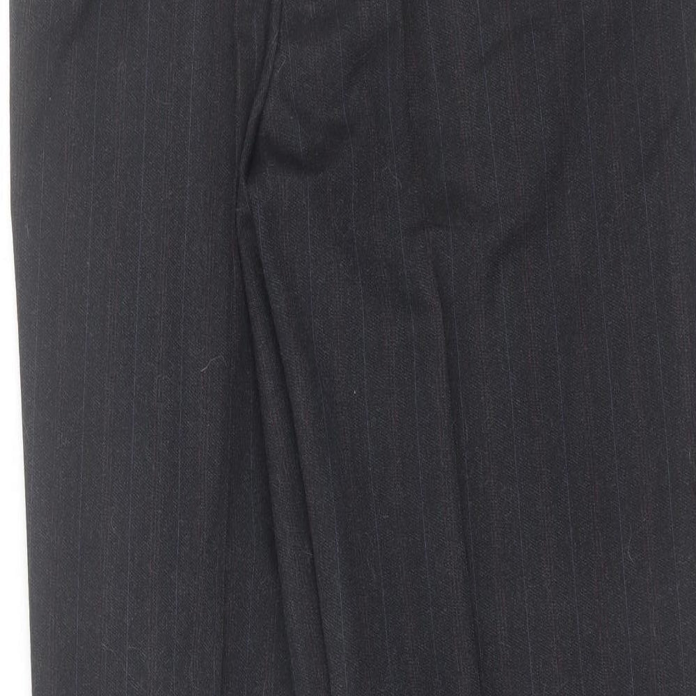Canada Mens Grey  Wool Dress Pants Trousers Size 36 in L30 in Regular