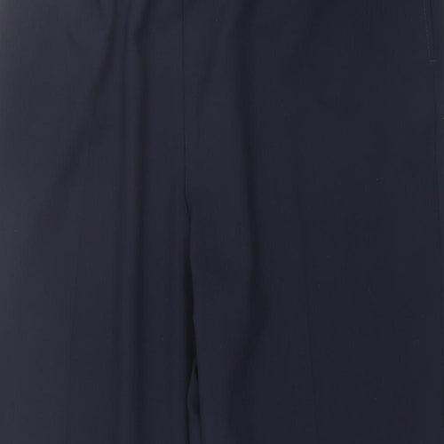 Bonmarche Womens Blue  Polyester Dress Pants Trousers Size 22 L28 in Regular