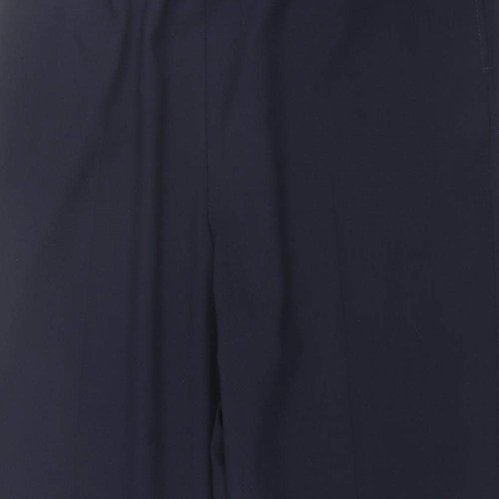 Bonmarche Womens Blue  Polyester Dress Pants Trousers Size 22 L28 in Regular