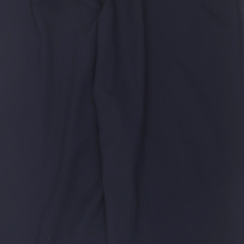 Bonmarche Womens Blue  Polyester Dress Pants Trousers Size 22 L28 in Regular