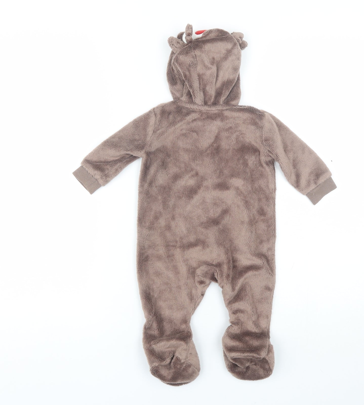 F&F Baby Brown  Polyester Babygrow One-Piece Size 3-6 Months
