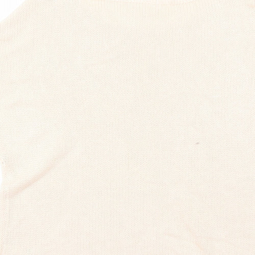 H&M Womens Pink Round Neck  Acrylic Pullover Jumper Size M