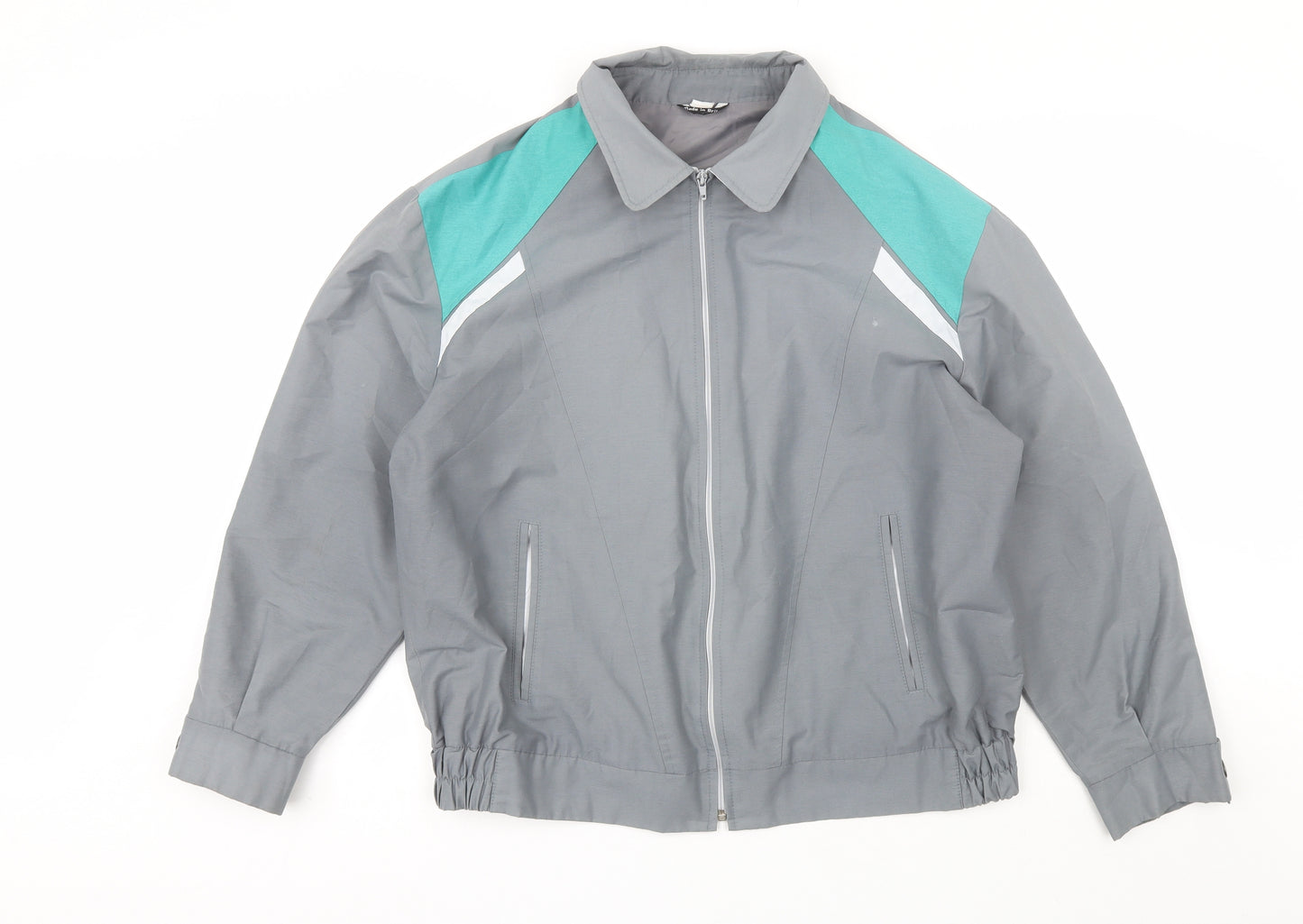 Preworn Mens Grey   Bomber Jacket Jacket Size L