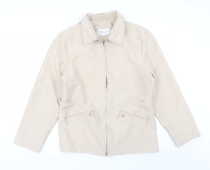 EWM Womens Beige   Jacket  Size 12