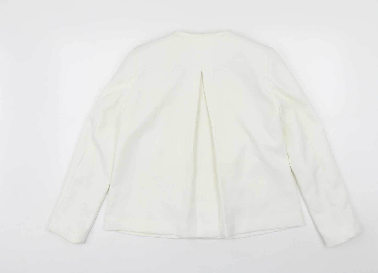 H&M Womens White   Jacket  Size 8