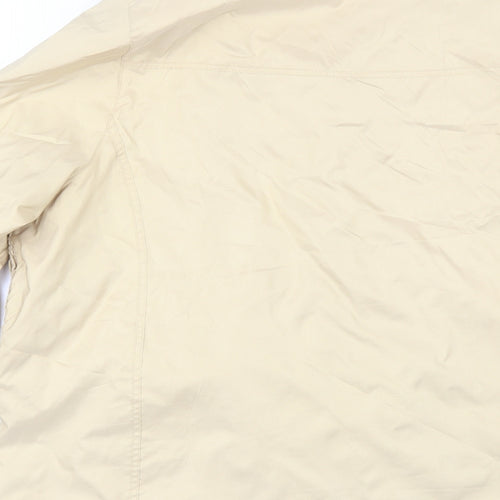 KM Design Womens Gold   Windbreaker Jacket Size 18
