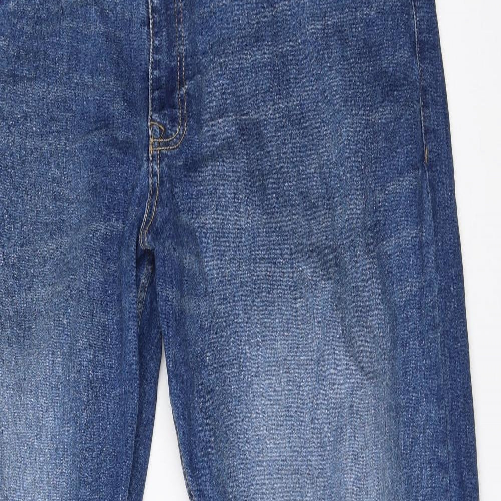 Lee Cooper Mens Blue  Cotton Bootcut Jeans Size 38 L32 in Regular