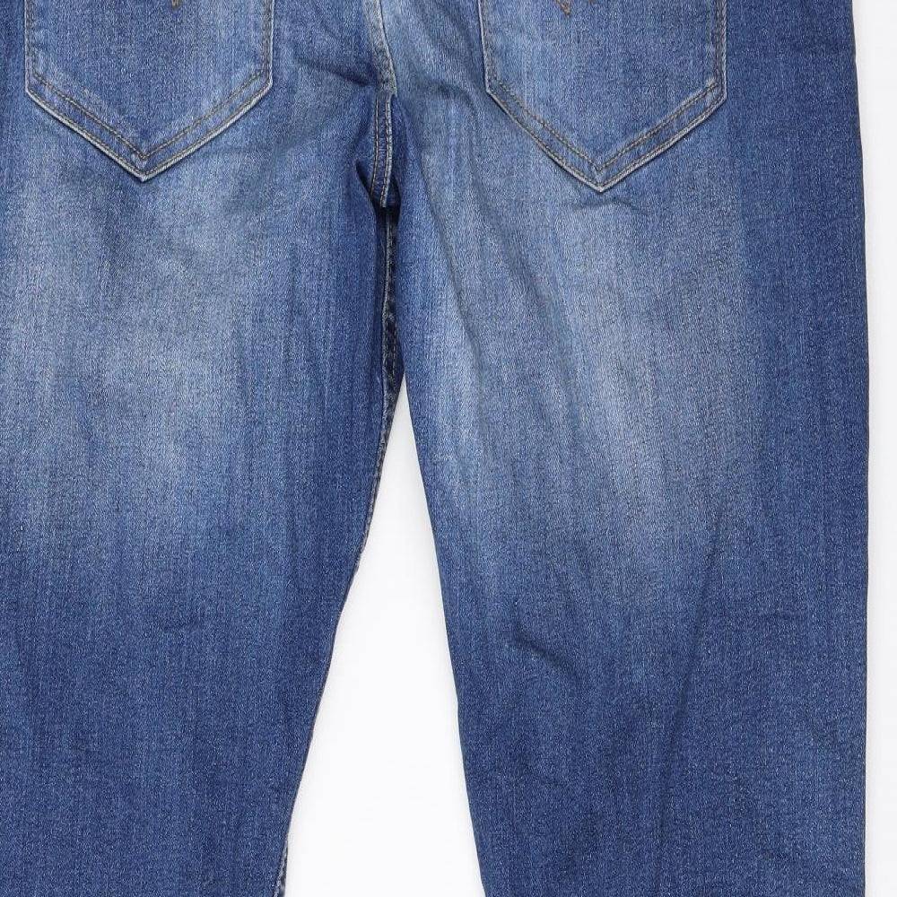 Lee Cooper Mens Blue  Cotton Bootcut Jeans Size 38 L32 in Regular
