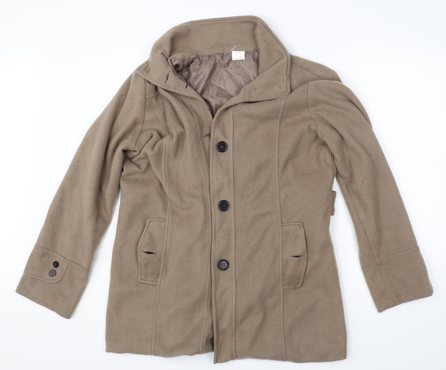 Anne De Lancay Womens Brown   Jacket Coat Size M