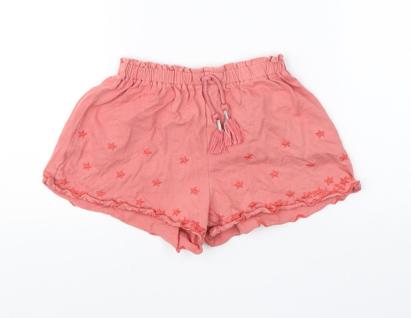 NEXT Girls Pink  Cotton Sweat Shorts Size 3-4 Years  Regular