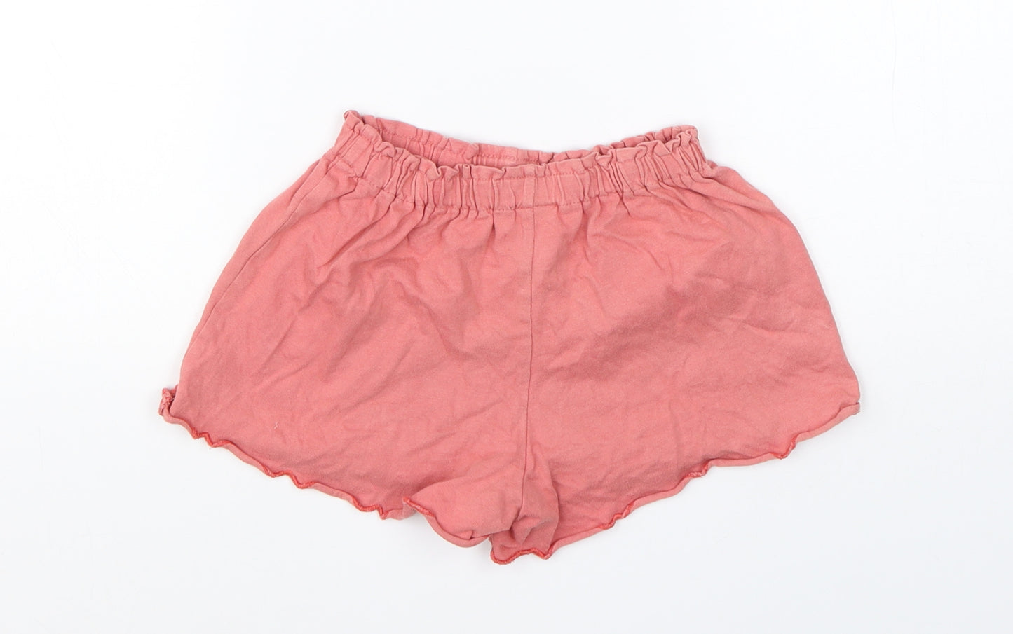 NEXT Girls Pink  Cotton Sweat Shorts Size 3-4 Years  Regular