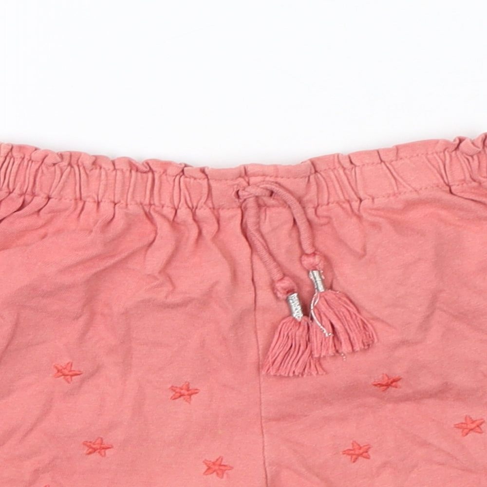 NEXT Girls Pink  Cotton Sweat Shorts Size 3-4 Years  Regular